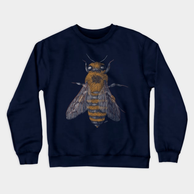 Honey Bee Crewneck Sweatshirt by Walking in Nature